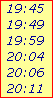 19:45

19:49

19:59

20:04

20:06

20:11